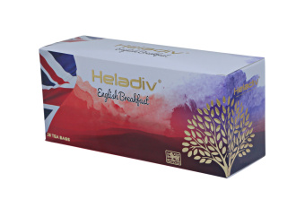 Чай черный пакетированный HELADIV HD English Breakfast, 25 пак, Шри-Ланка